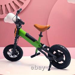 Kids Electric Balance Bike 12inch 3 Speed Children Bicycle 24v Battery Xmas Gift
