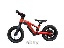 Kids Electric Balance Bike RED- Bolt e-Bikes 12, 24V