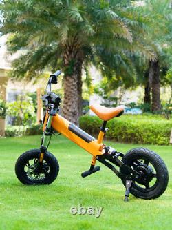 Kids Electric Bike Kids Balance Bike 12 200W 3 Speed 24V 4Ah Battery Kids Gifts