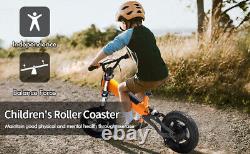 Kids Electric Bike Kids Balance Bike 12 200W 3 Speed 24V 4Ah Battery Kids Gifts