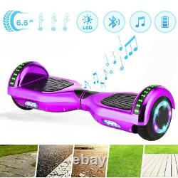 Kids Hover Board & Hoverkart 6.5 Bluetooth Electric LED Self-Balancing Scooter