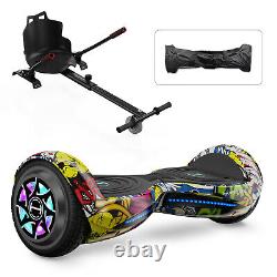 Kids Hoverboard Bluetooth Self-Balancing Hoverboard Scooters and Go Kart Bundled