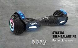 Kids Segway GeekMe Z5 6.5'' Self Balancing Bluetooth LED Light For Kids