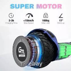 Kids Segway GeekMe Z5 6.5'' Self Balancing Bluetooth LED Light For Kids
