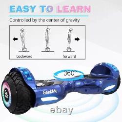Kids Segway GeekMe Z5 6.5'' Self Balancing Bluetooth LED Light For Kids