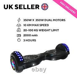 LED 6.5'' 2-Wheels Electric Hover Board Bluetooth Self Balancing Scooter