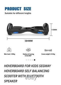 MEGA MOTION 6.5 Self-Balancing 2 Wheel Motor, Bluetooth & LED Lights, Was £209