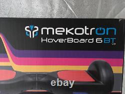 MEKOTRON Black Hoverboard 6BT v2 with Bluetooth & Self Balancing Feature