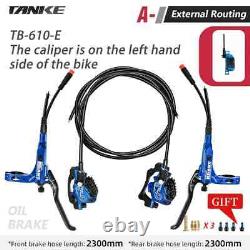 MTB Bicycle 4 Piston Disc Brake E-bike / Scooter Oil Pressure Caliper Brakes
