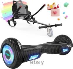 MegaMotion Hoverboard 6.5'' with Hoverkart Kids Self-Balancing Eclectic Scooter