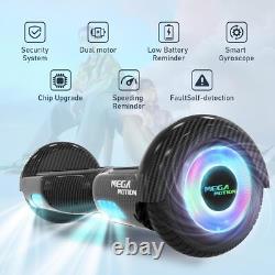 MegaMotion Hoverboard 6.5'' with Hoverkart Kids Self-Balancing Eclectic Scooter
