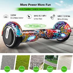 Megawheels 6.5 Inch Electric Self Balancing Hoverboard Scooter LED Wheels Lights