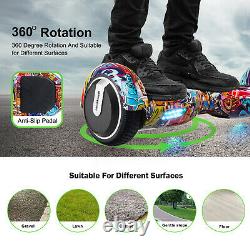 Megawheels 6.5 Inch Electric Self Balancing Hoverboard Scooter LED Wheels Lights