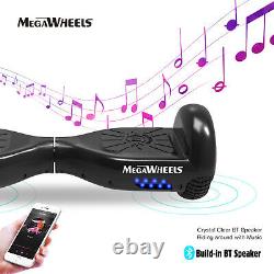 Megawheels 6.5 Inch Hoverboard Electric Scooter Bluetooth Self Balancing Board