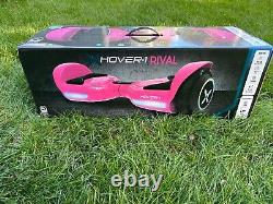 NEW Hover-1 Rival Black Hover Balance with LED Wheels in PINK