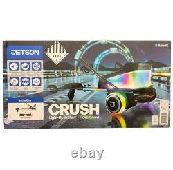 NEW Jetson CRUSH Light-Up JetKart + Hoverboard, Light-Up Tires, Bluetooth Music