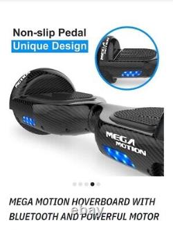 NEW MEGA MOTION Self-Balancing 2 Wheel Motor, Bluetooth & LED Lights RRP £215