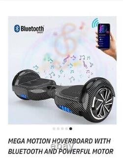 NEW MEGA MOTION Self-Balancing 2 Wheel Motor, Bluetooth & LED Lights RRP £215