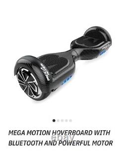 NEW MEGA MOTION Self-Balancing 2 Wheel Motor, Bluetooth & LED Lights RRP £215
