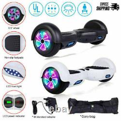 New 6.5 Electric Self Balancing Scooter LED Flash Wheels Hoverboard Xmas Gift