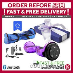 Official 6.5 Hover Bundle Electric Balance Scooter Hover board Bluetooth Flash
