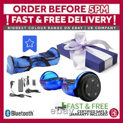 Official 6.5 Hover Bundle Electric Balance Scooter Hover board Bluetooth Flash