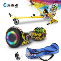 Official Bluetooth 6.5 Combo Electric Scooter Self Balance Hover Board Go kart