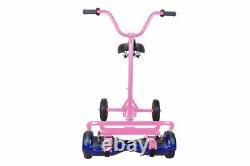 Pink 6.5 UL2272 Certified Hoverboard Swegway & LED Wheels + HoverBike Pink