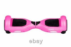 Pink 6.5 UL2272 Certified Hoverboard Swegway with LED Wheels + HoverBike Black