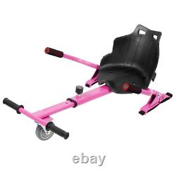 Pink 6.5 UL2272 Hoverboard Swegway with LED Wheels + Hoverkart HK4 Pink