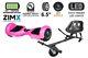 Pink 6.5 Ul2272 Hoverboard Swegway With Led Wheels + Hoverkart Hk5 Black