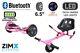 Pink Chrome 6.5 Ul2272 Hoverboard With Bluetooth & Led Wheels + Hoverkart