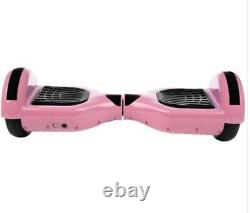 Pure Pink Hoverboard 6.5 Bluetooth Segway LED Balance Board Scooter