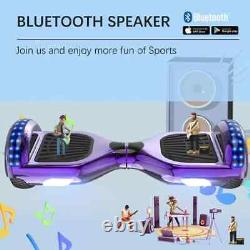 RCB Kids Hoverboard Segway 6.5 Bluetooth Self-Balancing e Scooters LED Lights