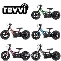 REVVI 16 Electric Balance Bike, Kids 5+ Year Olds, Blue, Pink, Orange, Black, Green