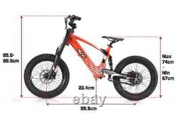 REVVI 16 Electric Balance Bike, Kids 5+ Year Olds, Blue, Pink, Orange, Black, Green