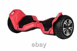 Red G2 PRO 8.5 All Terrain Off Road Hoverboard UL2272 + HoverBike Black