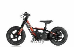 Red Revvi 12 electric kids bike motorbike motorcycle 24v battery powered