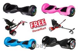 Refurbed 6.5 Hoverboard Swegway with LED Wheels + Hoverkart