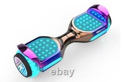 Refurbed Rose Blend ZIMX POWER G11 Infinity LED Wheels, LED Footpads Swegway