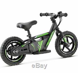 Renegade BB12 24V Lithium Electric Balance Bike Motorbike 12 Wheels Green