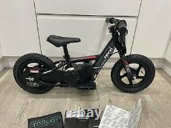 Revvi 12 Electric Balance Bike Excellent Condition, Lithium Battery, 2 Speed