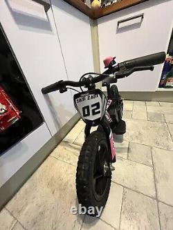 Revvi 12 Kids Electric Balance Bike 2 Speed MX Motocross Children Bicycle