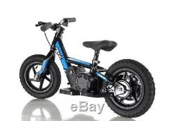 Revvi 12 Lithium-ion 24v Kids Electric Balance Bike MX Motorbike Blue