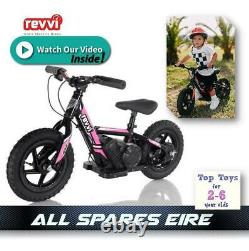 Revvi 12 Lithium-ion 24v Kids Electric Balance Bike MX Motorbike Pink