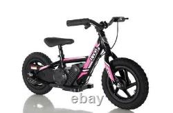Revvi 12 Lithium-ion 24v Kids Electric Balance Bike MX Motorbike Pink