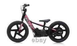 Revvi 12 inch Kids Electric Balance Dirt Bike PINK