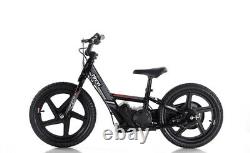 Revvi 16 Kids Electric Balance Bike Black 250w Brushless Motor