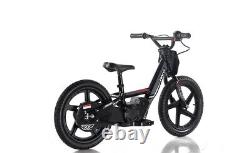 Revvi 16 Kids Electric Balance Bike Black 250w Brushless Motor