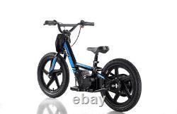 Revvi 16 Kids Electric Balance Bike Blue 250w Brushless Motor